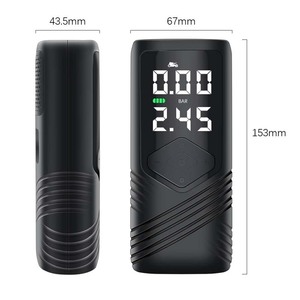 AERMOTOR Bomba de Aire Inalámbrica para Auto, Inflador de Neumáticos Recargable Portátil con Pantalla Digital, Linterna y Banco de Energía - Product Image 2