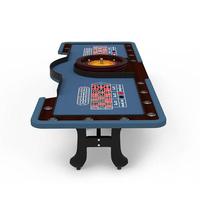 YH Grande taille 2 en 1 tapis personnalisé de luxe royal utilisé jeu de hasard Casino Roulette Table de roue