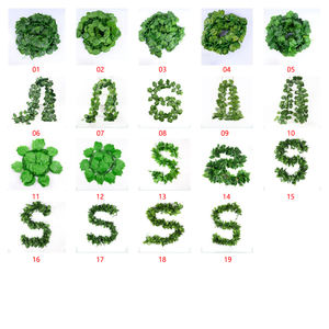 Dll653 simulação artificial de videira, planta rattan, pendurado na parede, plantas verdes, folhagem tropical interna, decoração de plantas domésticas - Product Image 6