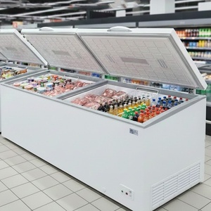 Congélateur horizontal commercial ultra <span class=keywords><strong>grand</strong></span> <span class=keywords><strong>volume</strong></span> pour supermarché et usage domestique, <span class=keywords><strong>armoire</strong></span> de conservation pour viande et poisson - Product Image 4
