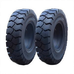 Neumáticos Sólidos 9.00-20/6.50, Neumático y Rueda Sólidos de Caucho para Montacargas, Resistentes al Desgaste, Neumáticos Sólidos para Vehículos Industriales - Product Image 1