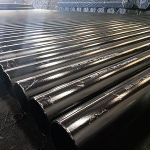 Tuyaux et tubes en <span class=keywords><strong>acier</strong></span> au carbone sans soudure laminés à chaud API 5L X52N A106 SCH 40 de Tianjin, style MS CS, peints en noir - Product Image 2