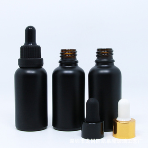 ขวดแก้วสีเหลืองอำพันดีไซน์ใหม่พร้อมหลอดหยดไม้ไผ่สำหรับน้ำมันหอมระเหย - Product Image 3