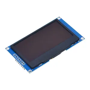 EParthub modul tampilan OLED 2.42 inci, port seri SPI 201a tampilan LED 12864 layar LCD SSD1309