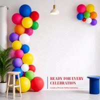 Ballons en latex naturel biodégradable multicolores assortis en gros pour les jouets pour enfants, la décoration de fête