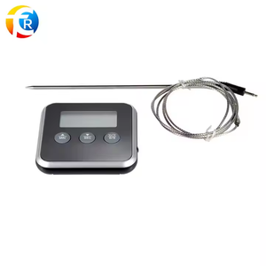 Thermomètre de barbecue en ABS étanche avec longue <span class=keywords><strong>sonde</strong></span> et minuterie pour tester la viande de cuisson des aliments pour barbecue - Product Image 3