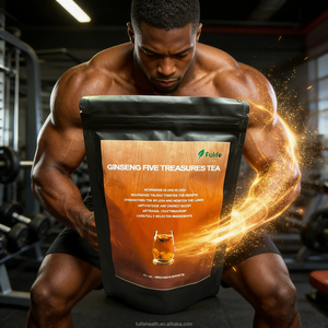 Teh Bunga Rasa Lima Harta <span class=keywords><strong>Ginseng</strong></span> Organik, Teh Kesehatan Herbal Alami dengan Kemasan Kantong Teh - Product Image 5