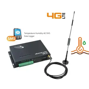 Controlador de acceso con interruptor de relé remoto, alarma de temperatura GSM, registrador de datos de monitoreo 2G/3G/4G