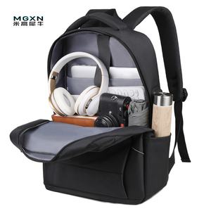 Bolsas personalizadas para ordenador portátil de negocios al por mayor, mochilas Oxford impermeables de viaje antirrobo con USB para ordenador portátil para hombre - Product Image 6
