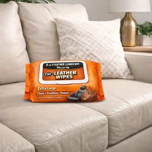 Lingettes nettoyantes 3-en-1 pour cuir : Nettoient, conditionnent et protègent le vinyle, les vêtements en cuir, les <span class=keywords><strong>meubles</strong></span> et l'intérieur des voitures. - Product Image 4