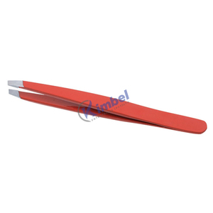 Jeu de pincettes à sourcils, pinces à épiler inclinées et pointues pour modeler les sourcils sous votre propre Logo, 2 pièces - Product Image 4