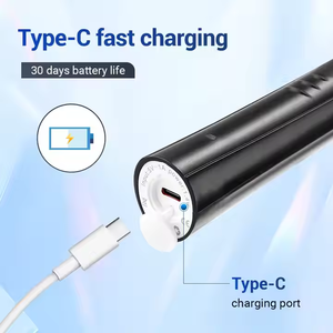 แปรงสีฟันไฟฟ้าแบบหมุนได้ IPX7หัวกลมกันน้ำสำหรับผู้ใหญ่แปรงสีฟันไฟฟ้าแบบชาร์จไฟได้พร้อมกล่องเดินทาง - Product Image 4