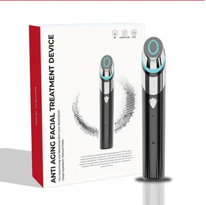 Skincare Device Electric Shape Microcurrent Face Skin Roller Ems Rf Micro Vibrating Facial Lift Body Face Roller Massager