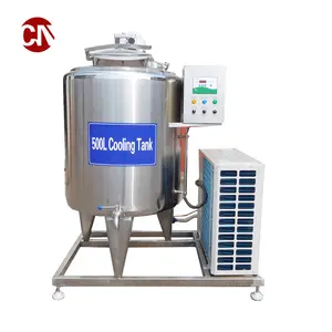 Mesin jalur produksi es krim tangki pasteurizer, termogenizer, tangki pencampur, tangki dingin dan freezer berkelanjutan