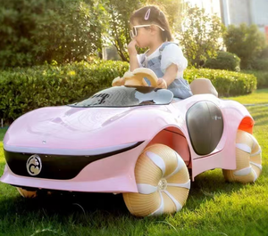 Coche eléctrico nuevo para niños con batería de larga duración, coche de juguete con control remoto de cuatro ruedas para niños y niñas, coche de juguete para bebés - Product Image 1
