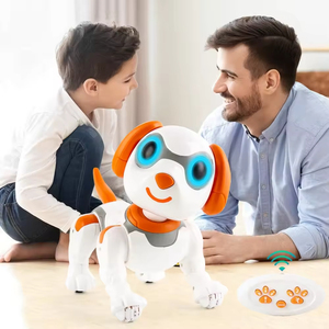EPT 6 Kanallı Uzaktan Kumandalı Robot Köpek Oyuncak, Etkileşimli <span class=keywords><strong>I</strong></span>şık ve Sesli Programlanabilir RC Robotik Evcil Hayvan Çocuklar İçin - Product Image 5