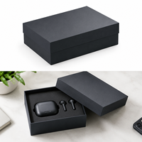 Boîte cadeau rigide haut de gamme pour écouteurs avec insert en mousse, emballage de protection, impression UV pour casques et appareils électroniques