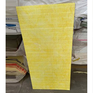 Panneau de laine de verre rectangulaire, résistance à la compression 1 Kpa, isolation, ventilation des plafonds, conduits, protection incendie, ingénierie - Product Image 4