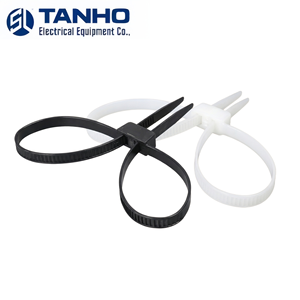 Attaches-câbles en nylon autobloquants de haute qualité certifiés CE, en plastique noir et blanc, longueur 12*700mm - Product Image 4