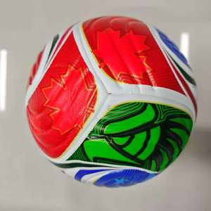 Ballon de football officiel taille 5 en PU, personnalisable avec logo, cousu à la machine, pour entraînement, modèle 2026 - Product Image 2