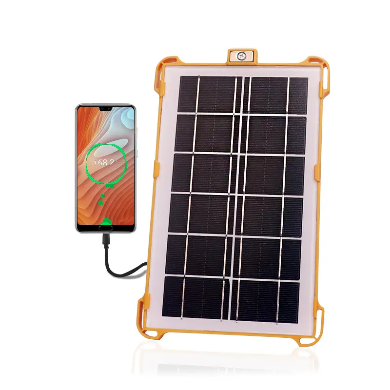 Backpacker IP65 su geçirmez 3.5W şarj edilebilir güneş enerjisi bankası LED ışık kamp için