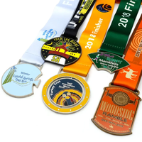 2025 haute qualité Judo Taekwondo médailles métal alliage de Zinc Pickleball Football basket-ball médaille 3D paillettes danse sport médailles