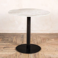Table carrée en pierre de surface solide artificielle blanche pour restaurant, hôtel, salon, salle à manger, salle VIP