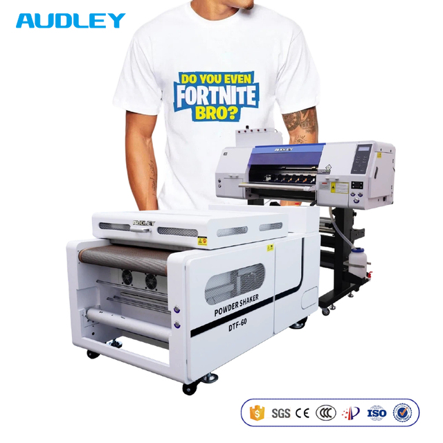 Dual I3200-A1 Heads 600mm DTF Heat Transfer Printer with Automatic Shaker Dryer