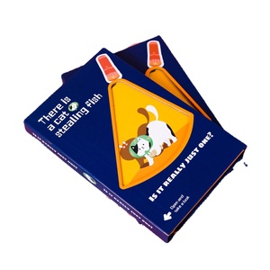 ค้นหาชุดแมวขโมยปลาแผ่นโน้ตบุ้คสามพับแบบพกพาปลอกแข็งบลูส์ระดับพรีเมี่ยม - Product Image 1