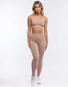 Neue 3 Stück Free Match hochwertige nahtlose Leggings Hosen Shorts BH-Set Frauen Workout Gym Yoga Sport Active wear Set