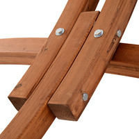 Hamac d'extérieur en bois, chaise-lit, balançoire, support extérieur