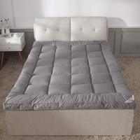 Matratze Topper Soft Fluffy Mikro faser geste ppte dicke feste Bettwäsche Matratze Pad mit elastischen Eck riemen oder Fitted Style