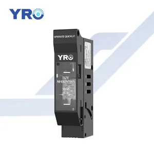 YRO YROPV-160B(NT00) 160A Baixa tensão eletrônica 1000V 10-160A elo do fusível térmico DC suporte para caixa de distribuição PV