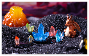 Figurines de sculpture en résine de <span class=keywords><strong>dragon</strong></span> miniature réaliste en 3D à faire soi-même, lumineuses et peintes à la main, pour les jouets des enfants - Product Image 5