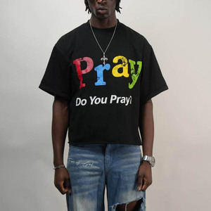 Camiseta Personalizada Oversize Masculina Camisetas Gráficas para Homens Camiseta Cropped Impressa - Product Image 4