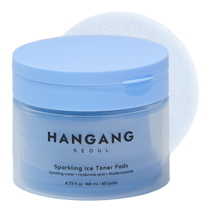 แผ่นโทนเนอร์เย็น Hangang Seoul Sparkling Ice ขนาด 140 มล. 60 แผ่น ช่วยปลอบประโลมผิวที่ระคายเคือง - Product Image 2