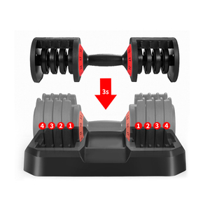 Fitness Fast Adjust <strong>Weight</strong> for Body Workout Fitness Adjustable Dumbbells with Anti-Slip Metal <strong>Handle</strong> for Exercise - Product Image 6