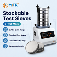 MITR Standard Test Sieve Shaker Apparatus Digital Time Controlled Laboratory Particle Grading Equipment