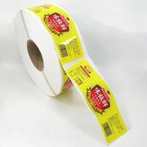 Alta calidad personalizado adhesivo salsa de Chile etiqueta pegatinas de impresión en rollo - Product Image 4