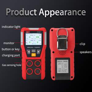 เครื่องตรวจจับก๊าซ UT334F + UNI-T O2ก๊าซหลายตัวเครื่องตรวจจับก๊าซรั่วไหลออกซิเจนร่วม LEL ไฮโดรเจนซัลไฟด์คาร์บอนมอนอกไซด์เครื่องตรวจจับแก๊สรั่ว - Product Image 5