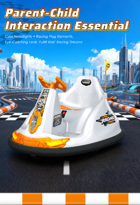 Control remoto para niños Tobbi Power 12 V para autos de batería de 12 V para niños, coche de choque con parachoques - Product Image 6