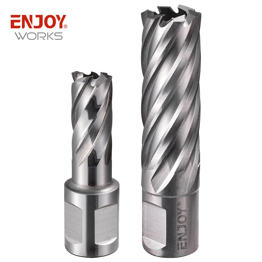 Drilling holes broaching annular cutter for steel plate pipe