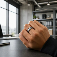 MOMOTECH R10M Cincin Pintar Android GPS Sport dengan Pelacak Detak Jantung & Tidur, Casing Baja, Tahan Air 5 ATM, Daya Tahan Baterai hingga 4 Hari