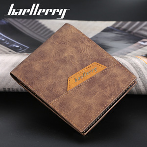 Baellerry <b>Men's</b> Short <b>Wallet</b> Slim Horizontal PU Leather Multi Card Slots Everyday Use - Product Image 3