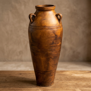 Grand pot en argile Cangklek Geo 3 40x40x100 CM - Product Image 3