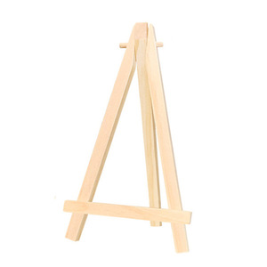 Customized Wooden Mini Stand Desktop Universal Cell Phone Holder Triangle Wooden Easel Wooden <strong>Small</strong> <strong>Ornaments</strong> Display Shelf - Product Image 1