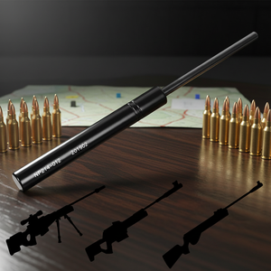 โช้คอัพแก๊สเหล็กกล้าเคลือบสีดำ 50N แรงอัด 20 มม. สำหรับยานยนต์ อุตสาหกรรม รถยนต์ กระบอกสูบ - Product Image 2