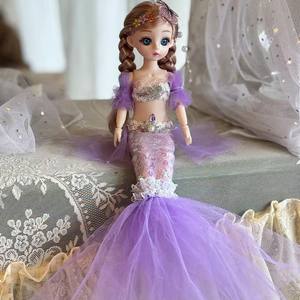Più popolare <span class=keywords><strong>principessa</strong></span> 30Cm Bjd giocattolo di plastica belle bambole sirena bambola per la ragazza - Product Image 4