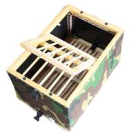 Cage de libération pliable et portable en bois MJF PT-36 pour pigeons, idéale pour l'entraînement et les compétitions