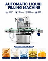 Machine de remplissage et de scellage à 6 têtes pour liquides (eau pure, huile d'olive, savon liquide pour les mains, miel) avec pompe magnétique à rotor en plastique, Dubaï